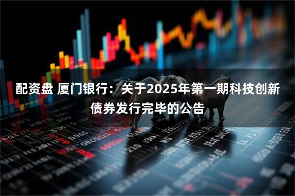 配资盘 厦门银行：关于2025年第一期科技创新债券发行完毕的公告