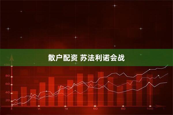 散户配资 苏法利诺会战